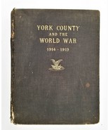 1914-19 antique YORK COUNTY PA records WWI SOLDIERS services genealogy BOOK - £215.12 GBP