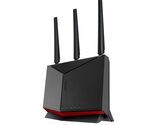 ASUS RT-BE86U BE6800 Dual-Band WiFi 7 Router, Supports 4096-QAM, MLO, AI... - $311.55