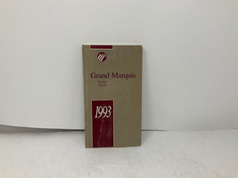 1993 Mercury Grand Marquis Owners Manual Handbook OEM H04B42010 - $17.32