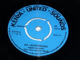 Joseph Kamaru The City Sound Band Ke Ngwitikirie Kiuru 45 Rpm Record Kenya - £395.46 GBP