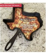 Texas Pre-seasoned cast iron Skillet. Smith &amp; Clark. Very hard to find. ... - £59.92 GBP