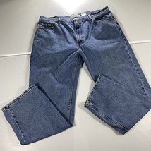 Levis Jeans Mens 42 x 32 Blue 505 Pants Regular Fit Denim Western Workwear B2 - £23.72 GBP