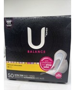 U by Kotex Balance Ultra Thin Pads with Wings, Regular 50 Count COMBINESHIP - $8.99