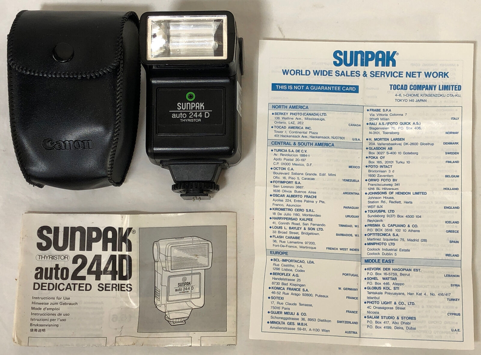 Canon Sunpak Shoe Mount Flash - $7.80