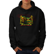 Wellcoda Jamaica Rasta Mens Hoodie, Carribean Casual Hooded Sweatshirt - £25.57 GBP+