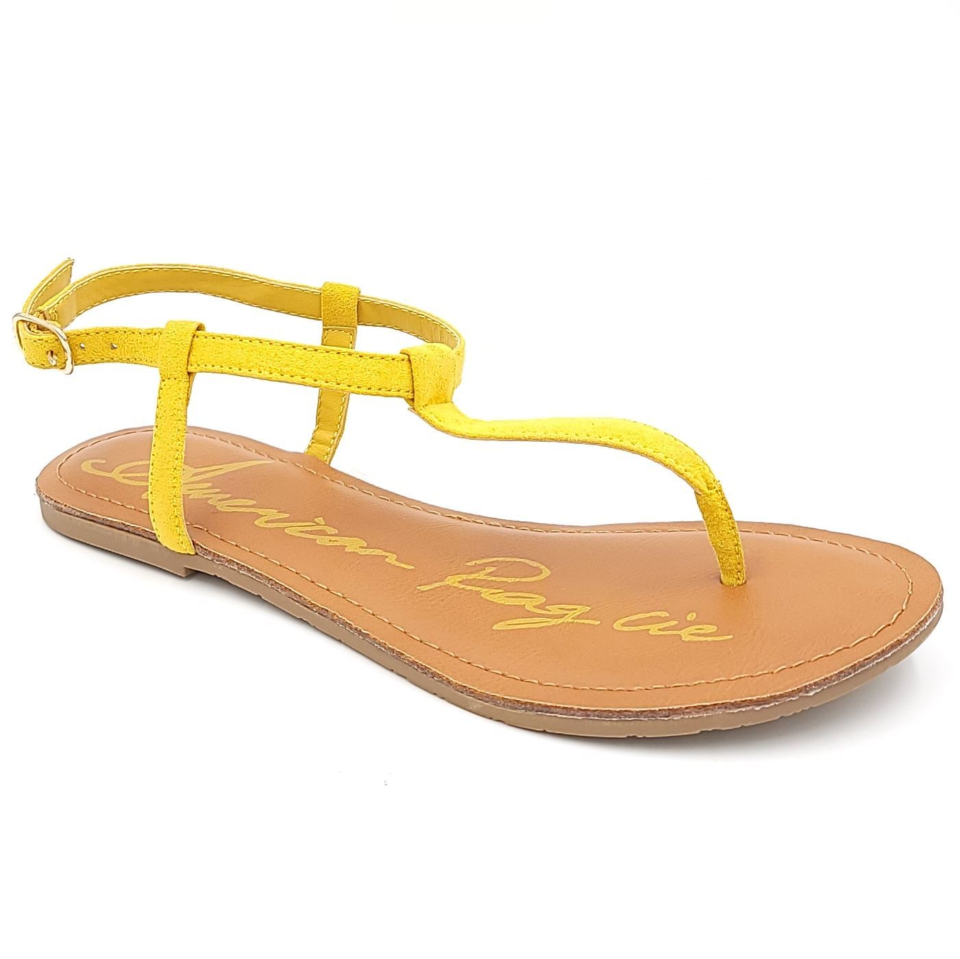 Primary image for American Rag Cie Women Slingback Thong Sandals Krista Size US 5.5M Yellow