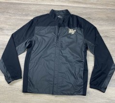 Nike Shield Wake Forest Demon Deacon Black College Zip Jacket Men’s Size S - £20.75 GBP