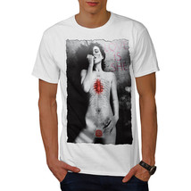 Wellcoda Girl Nude Love She Sexy Mens T-shirt, Naked Graphic Design Printed Tee - £15.11 GBP+