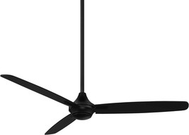 Wac Smart Fans Blitzen Indoor And Outdoor 3-Blade Ceiling Fan 54In Matte Black - £202.22 GBP