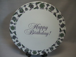 President's Club Happy Birthday Serving Cake Plate Avon 2000 - $7.95