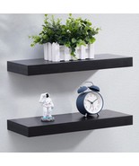 Fun Memories Floating Shelves - Rustic Black Wall Shelf - Wall Mounted S... - £28.41 GBP