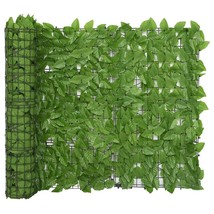 vidaXL Balcony Screen Green Polyethylene, Fabric 118.1x39.4 in - $1,570.64 MXN