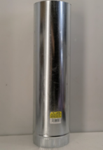GAF Master Flow 7 in. x 2 ft. Round Metal HVAC Duct Pipe Galvanized Stee... - $17.76 CAD