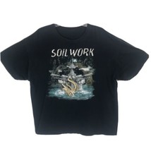 Soilwork Heavy Metal Band XL 2 Side TShirt We Break For Nobody Pirate Battleship - $21.73