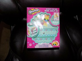 Shopkins Mosaic Jewelry Box( decorate your own) Bonus notepad with gel pens NEW - £20.09 GBP