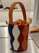 ZARA BNWT 2025. MULTICOLOURED CYLINDRICAL MINI BUCKET BAG CLUTCH. 6578/5... - $67.14