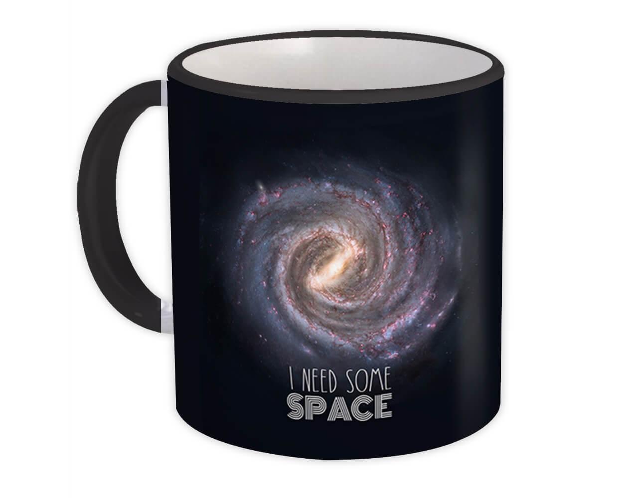 Galaxy Picture : Gift Mug Space Cosmos Scientist Fiction Day Alien Ufo Stars Pla - $15.90
