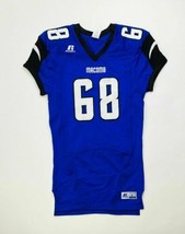Russell Macomb Game Football Jersey #68 Men&#39;s Large Blue White High School - $40.00