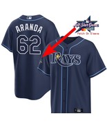 Jonathan Aranda #62 Rays Men's 2025 All-Star Navy Replica Jersey - €42,94 EUR Jonathan Aranda #62 Rays Men's 2025 All-Star Navy Replica Jersey - €42,94 EUR