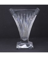 Vtg Waterford Irish Cut Crystal Vase Heavy Fan &quot;Clarion&quot; 10&quot; - $93.05