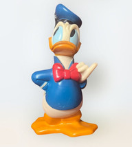 Donald Duck Vintage 11&#39; Vinyl Bank Illco Walt Disney - $18.00