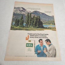 Kool Filter Kings Mountain Lake Airplane Men Vintage Print Ad 1967 - $5.08