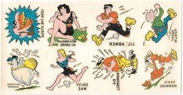 L&#39;il Abner by Al Capp Comic Strip Tattoo Transfers from Orange Crush Soda 1950 - £17.88 GBP