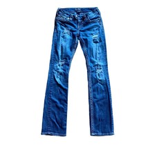Silver Jeans Size W35/L31 Tuesday Baby Bootcut Women’s Dark Blue Denim 2... - $19.20