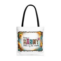 Tote Bag, Western, Being a Nanny makes my life complete, Personalised/Non-Person - £21.92 GBP+