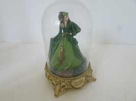 FRANKLIN MINT GWTW 1993 FIGURINE W/GLASS SCARLETT&#39;S DECEPTION LTD ED  - £19.42 GBP