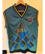MENS Small Australasia Cricket Academy Learn Play &amp; Grow Cricket Jersey ... - $27.14 CAD
