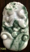 Natural Untreated Jade Tablet/Pendant, (7085) - $20.19