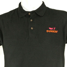 Dunkin&#39; Donuts America Runs Employee Uniform Polo Shirt Black Size Xl New - £20.37 GBP