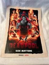 TJ MILLER &quot; WEASEL &quot; SIGNED DEADPOOL 12X18 IMAX MOVIE POSTER - $47.03