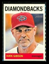 2013 Topps Heritage Baseball Trading Card #102 Kirk Gibson Diamondbacks Manager - £6.28 GBP