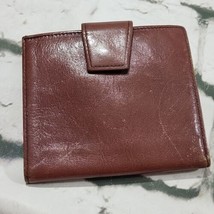 Vintage St Thomas Leather Wallet Small Brown Classic Mid Century  - £12.70 GBP