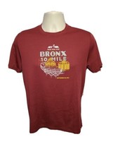 2014 NYRR New York Road Runners Bronx 10 Mile Run Mens Medium Burgundy J... - $19.80