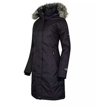Columbia Flurry Run Down Insulated Winter Parka Hooded Jacket Black, Sz ... - $143.54