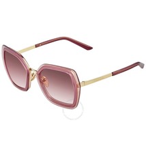 Prada PR 53YS 05Y02O Buganville Opal Clear Gradient Red 53 mm Women&#39;s Sunglasses - £151.84 GBP