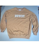 Aeropostale Sweatshirt Howdy Women’s XS Brown - $329.28 MXN