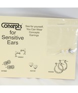 Concepts Non Allergic Surgical Stainless Steel Sim Pearl  Pierced Earrings - $5.87