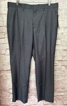 APT. 9 Mens Dress Pants 36 x 30 Modern Fit Straight Leg Grey Whale Flat ... - £30.66 GBP