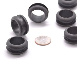 7/8” ID Rubber Wire Grommets for 1&quot; panel hole Fits 1/4” Thick Materials Panels - £11.14 GBP