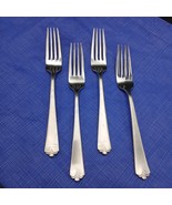 Wallace Lotus 18/8 Stainless Steel Set 4 Dinner Fork Flatware KOREA - $1,324.80 MXN