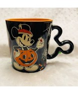 Disney Mickey &amp; Minnie Halloween 14oz Coffee Mug w/ Mouse Ears Handle- NEW - $21.66 CAD