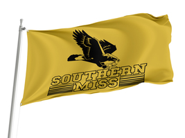 Southern Miss Golden Eagles NCAAF Flag,Size -3x5Ft / 90x150cm, Garden flags - £23.95 GBP