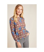 New Anthropologie Selene Geometric Long Sleeve Blouse by TANVI KEDIA Size 6 - $1,007.10 MXN
