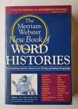 The Merriam-Webster New Book of Word Histories 1991 Trade Paperback  - £6.28 GBP