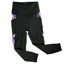 BSP Active Maximum Support Leggings M Black Cropped Pockets Mid Rise - £14.55 GBP