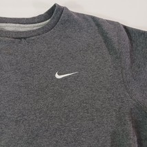 Nike Men's Gray Cotton Blend Fleece Pullover Sweater Size Large  image 4